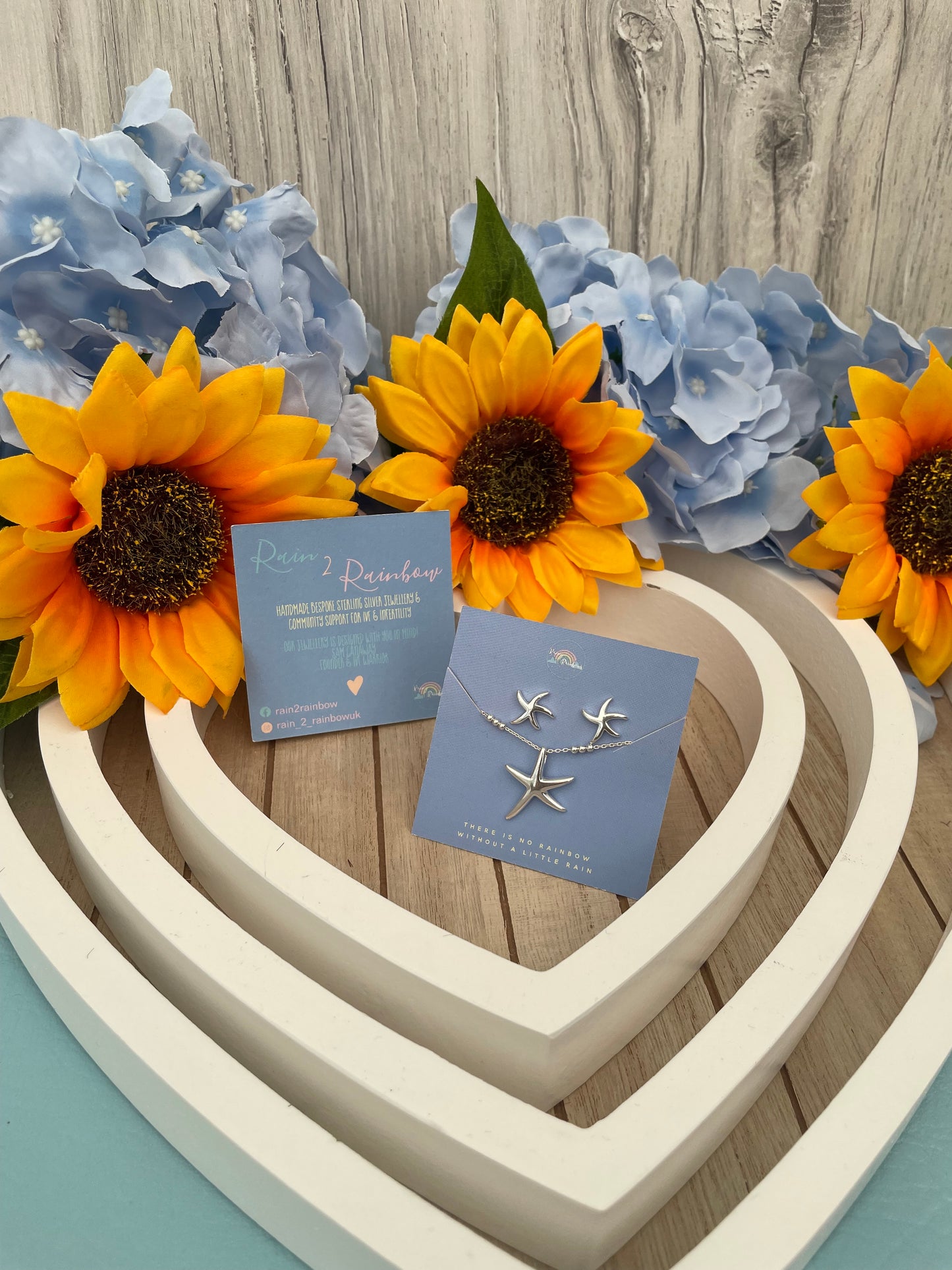 Starfish Necklace & Earrings Set