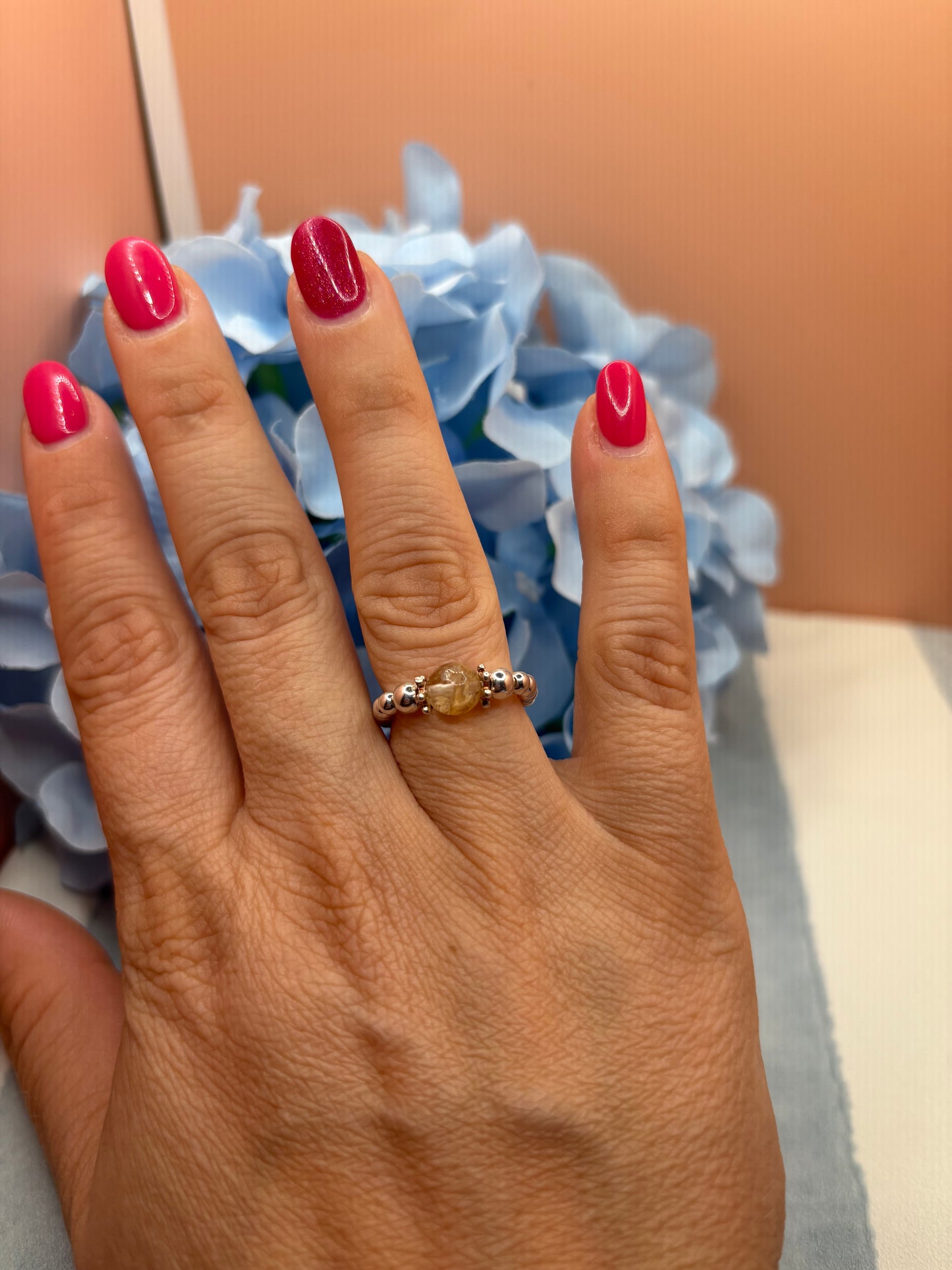 Crystal Beaded Rings