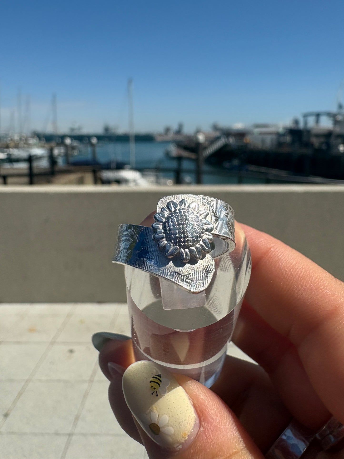 Twist Sunflower Ring