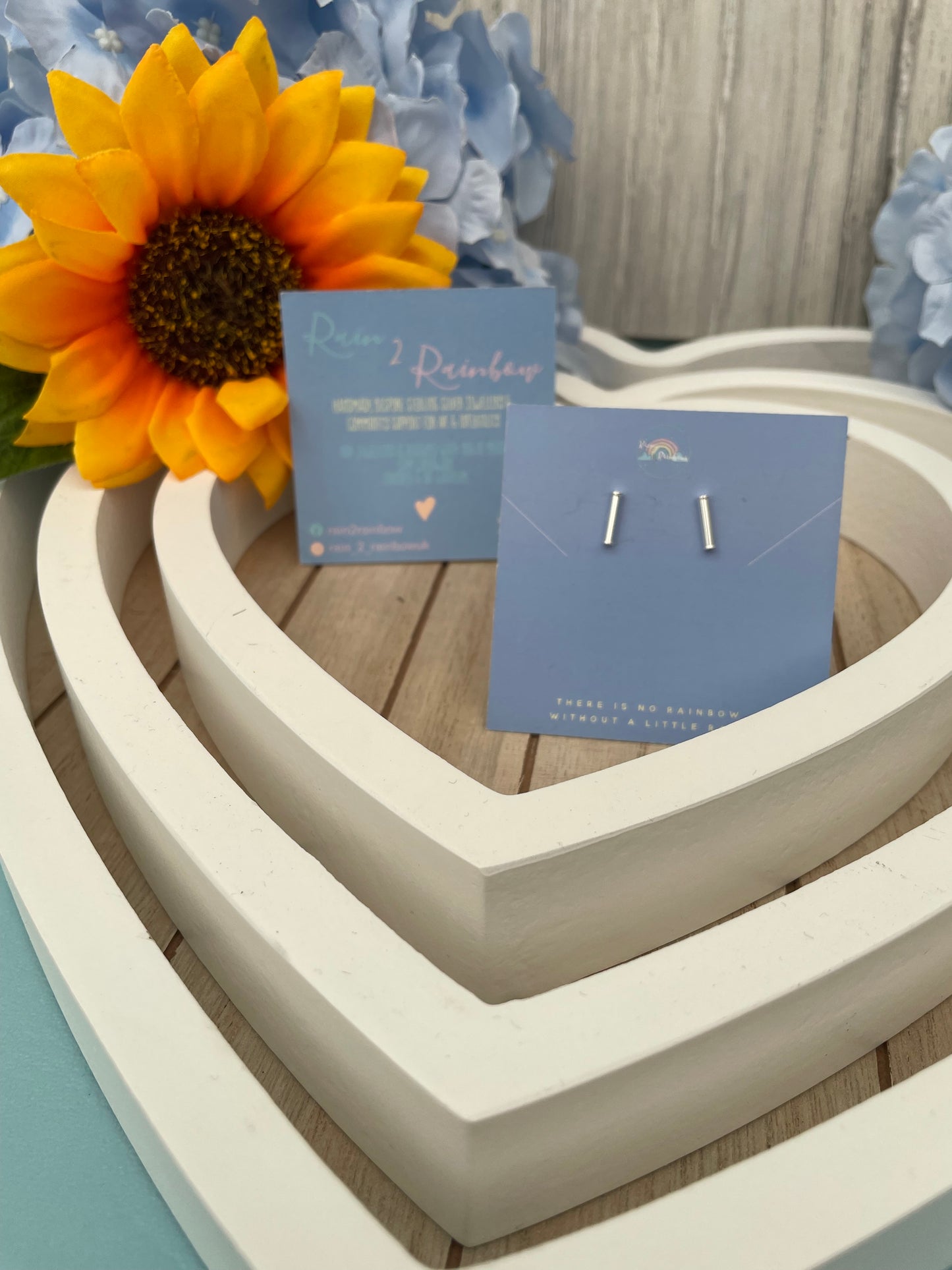Bar Stud Earrings