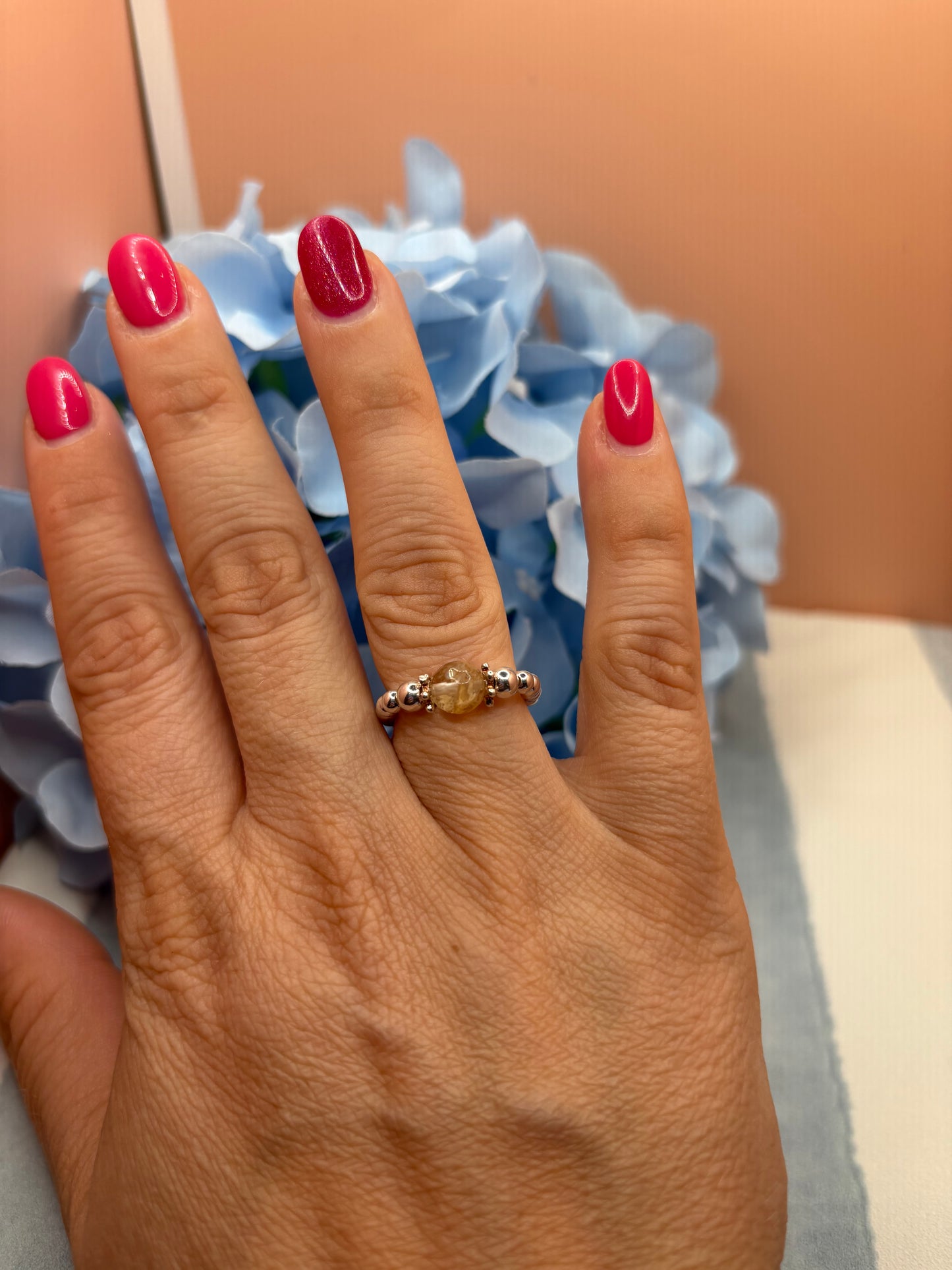 Crystal Beaded Rings