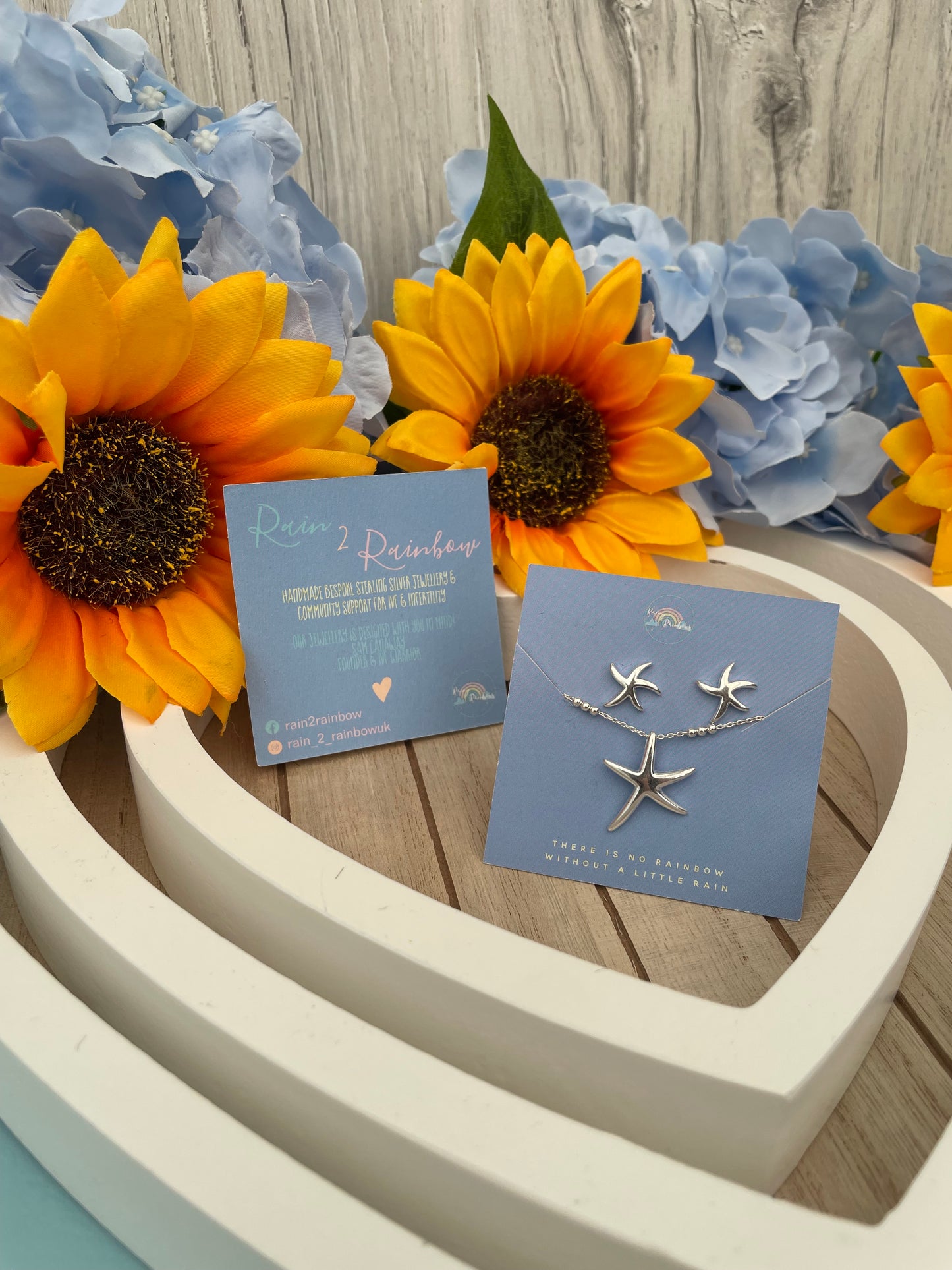 Starfish Necklace & Earrings Set