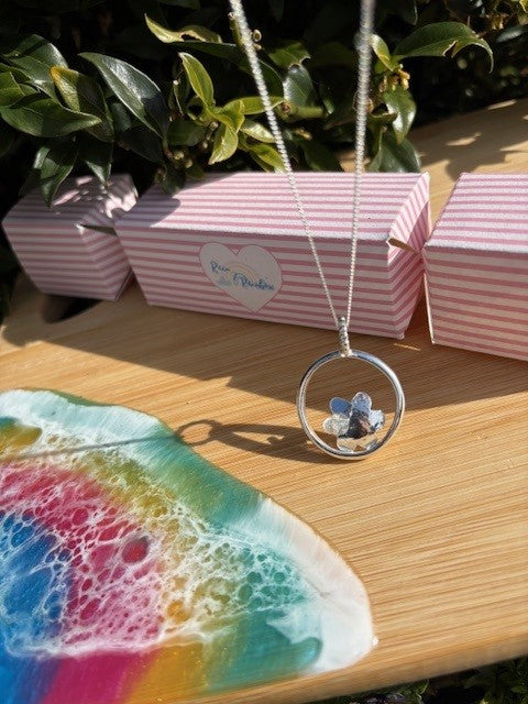 Handmade Reversible Flower Pendant 🌸✨
