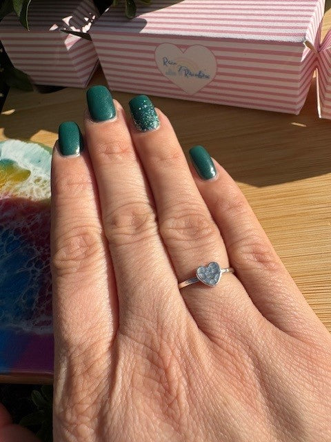 Hammered Heart Ring ๐๐จ
