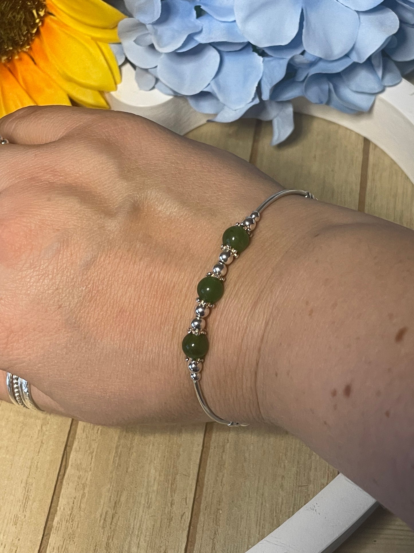 Triple Green Aventurine Bracelet