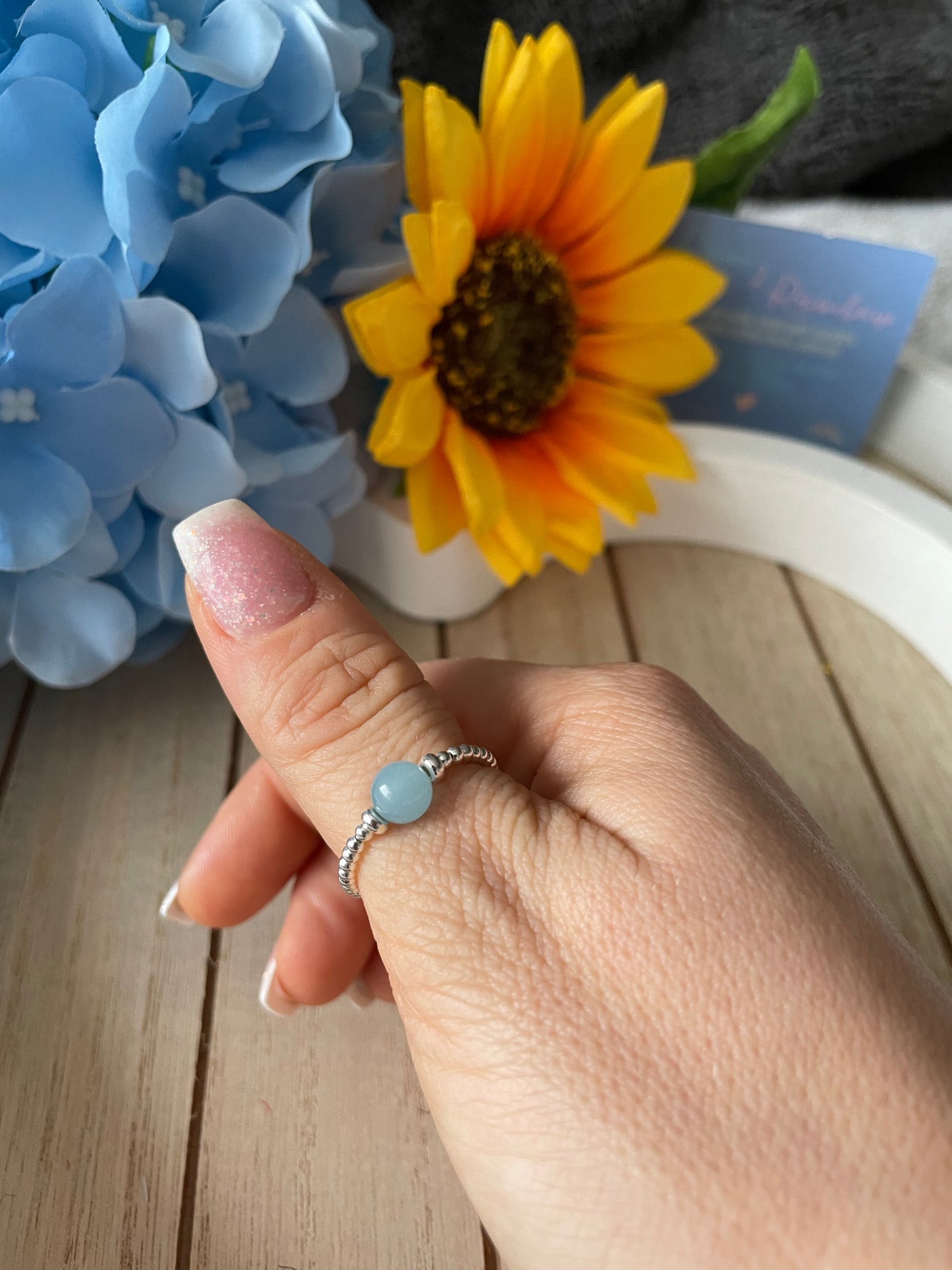 Blue Jade Ring