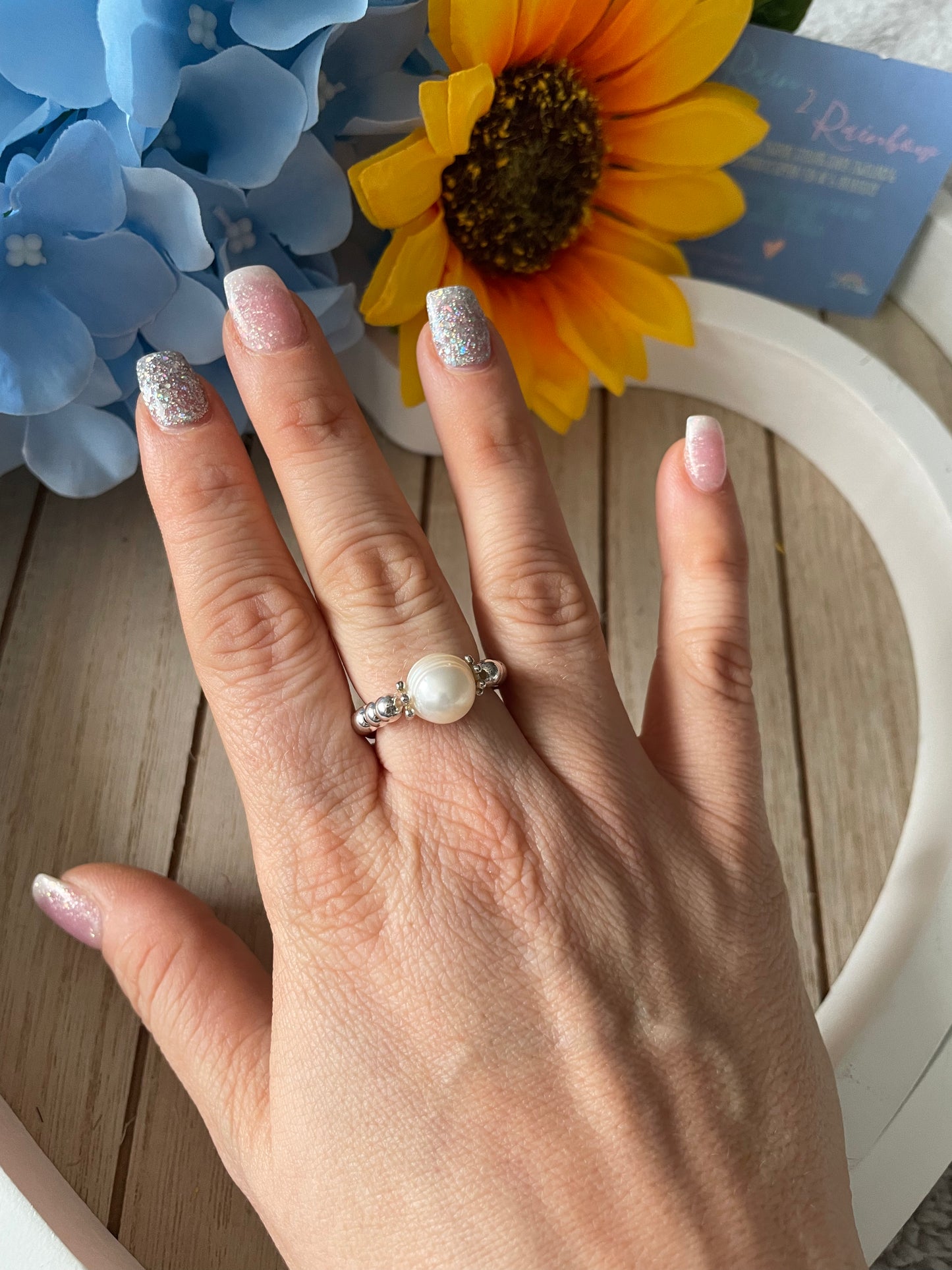 Chunky Pearl Ring