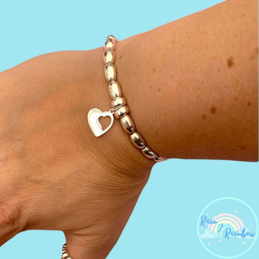 Chunky Open Heart Bracelet