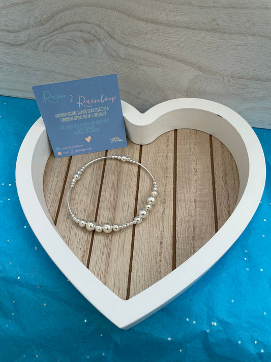 Chunky Beaded Bangle