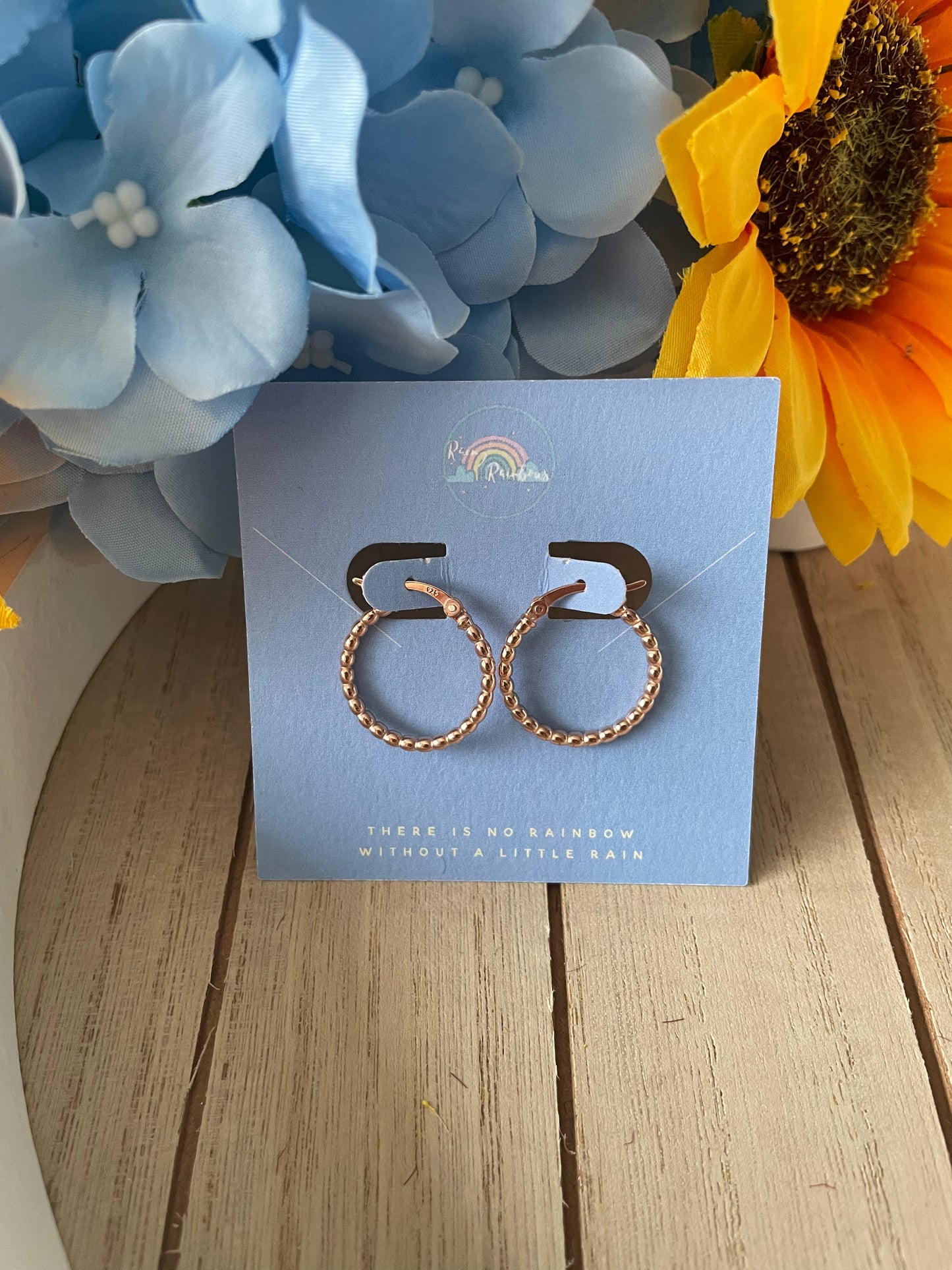 15mm Beaded Hinged Hoops