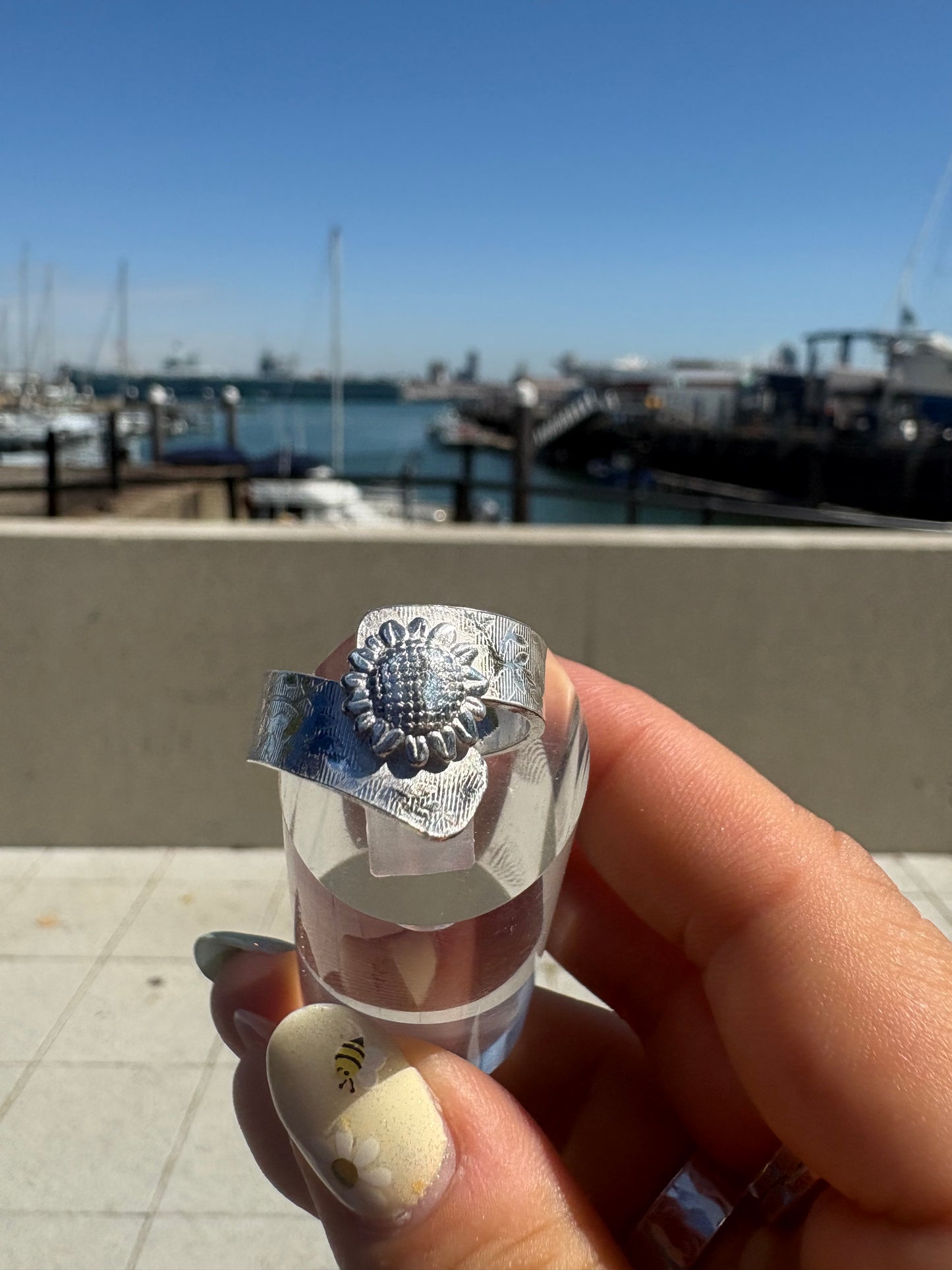 Twist Sunflower Ring