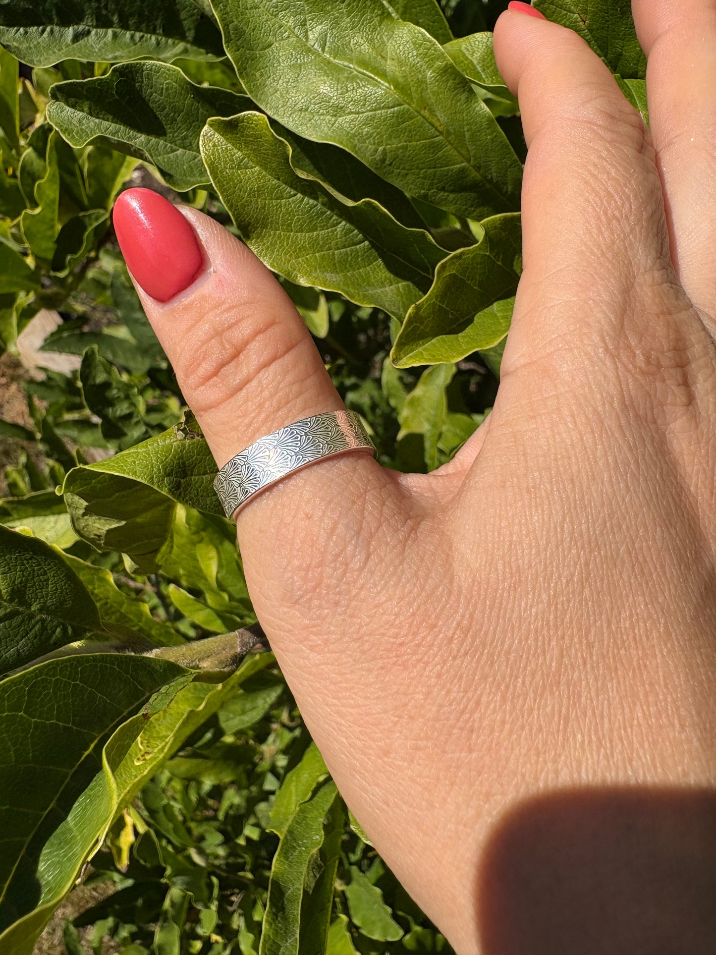 Textured Band Rings Collection