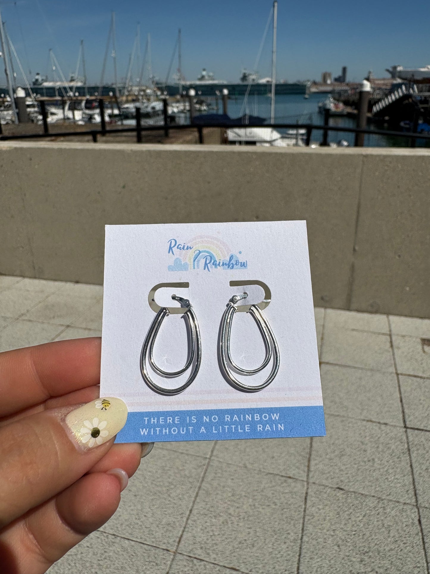 Double Oval Hoops