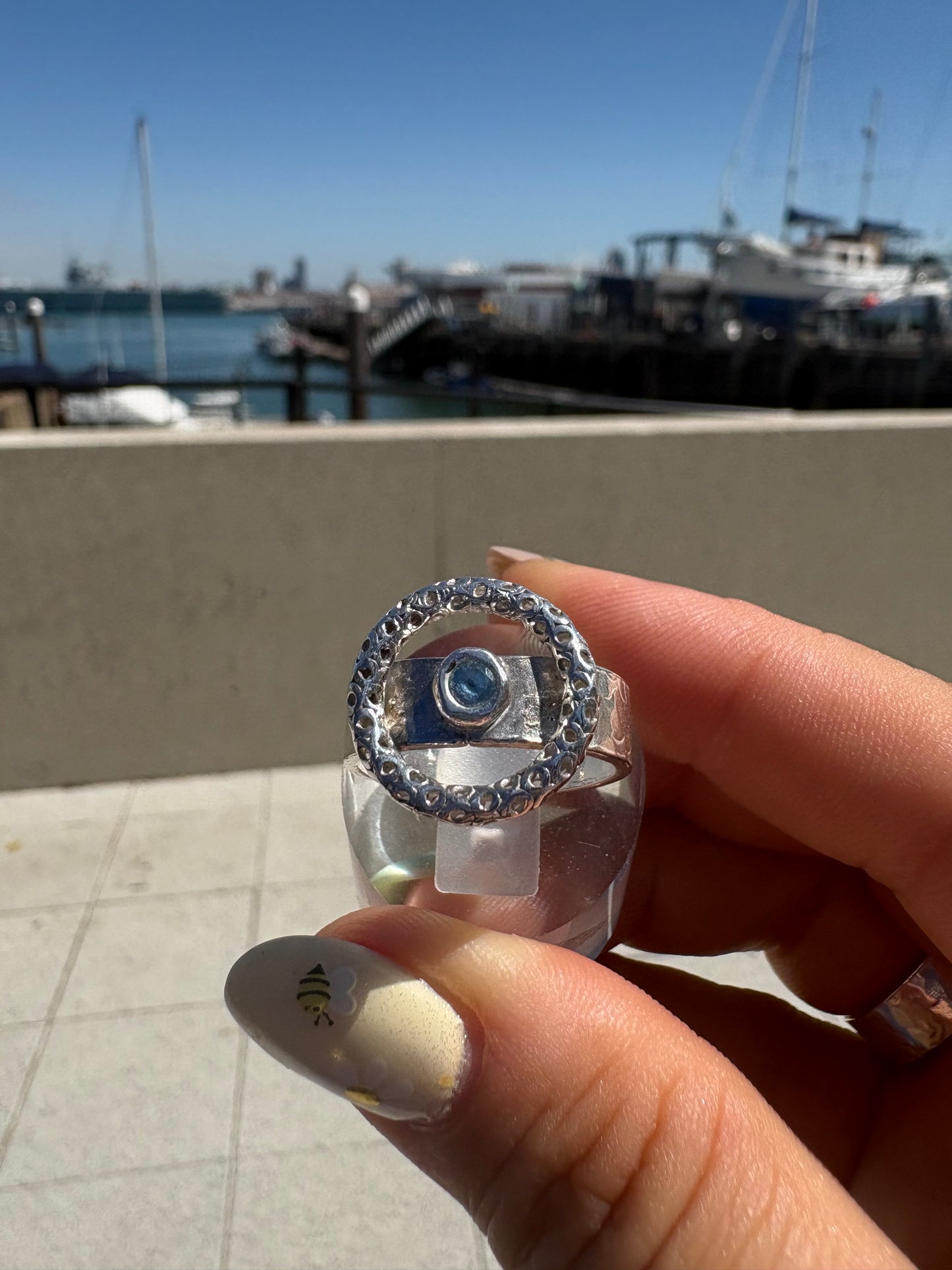 Circular Stone Ring