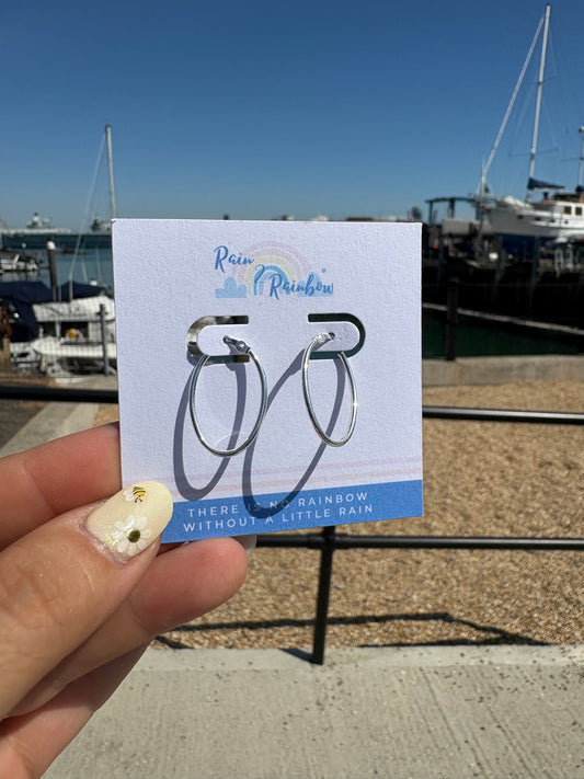 15mm Oval Hoops