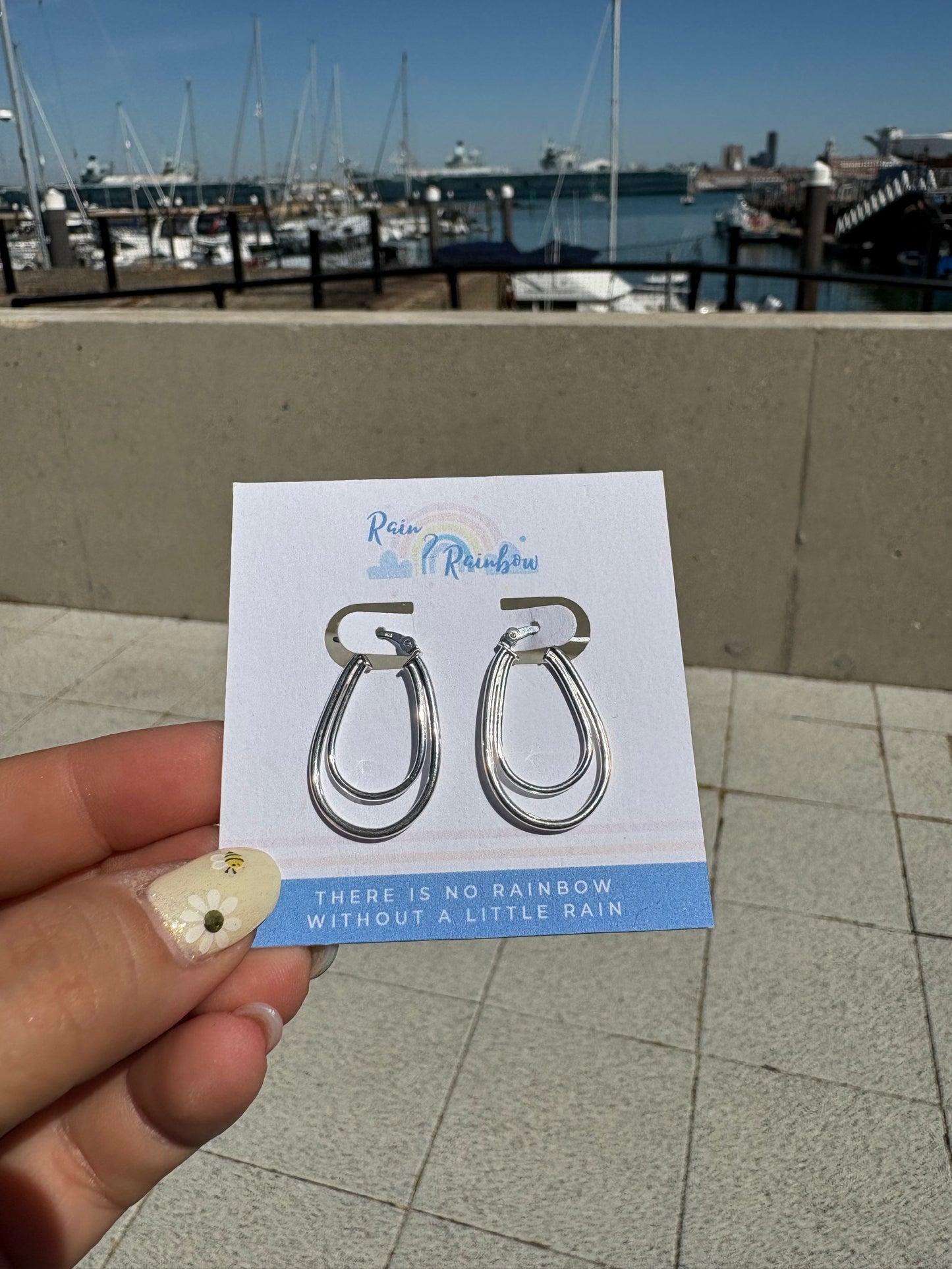 Double Oval Hoops