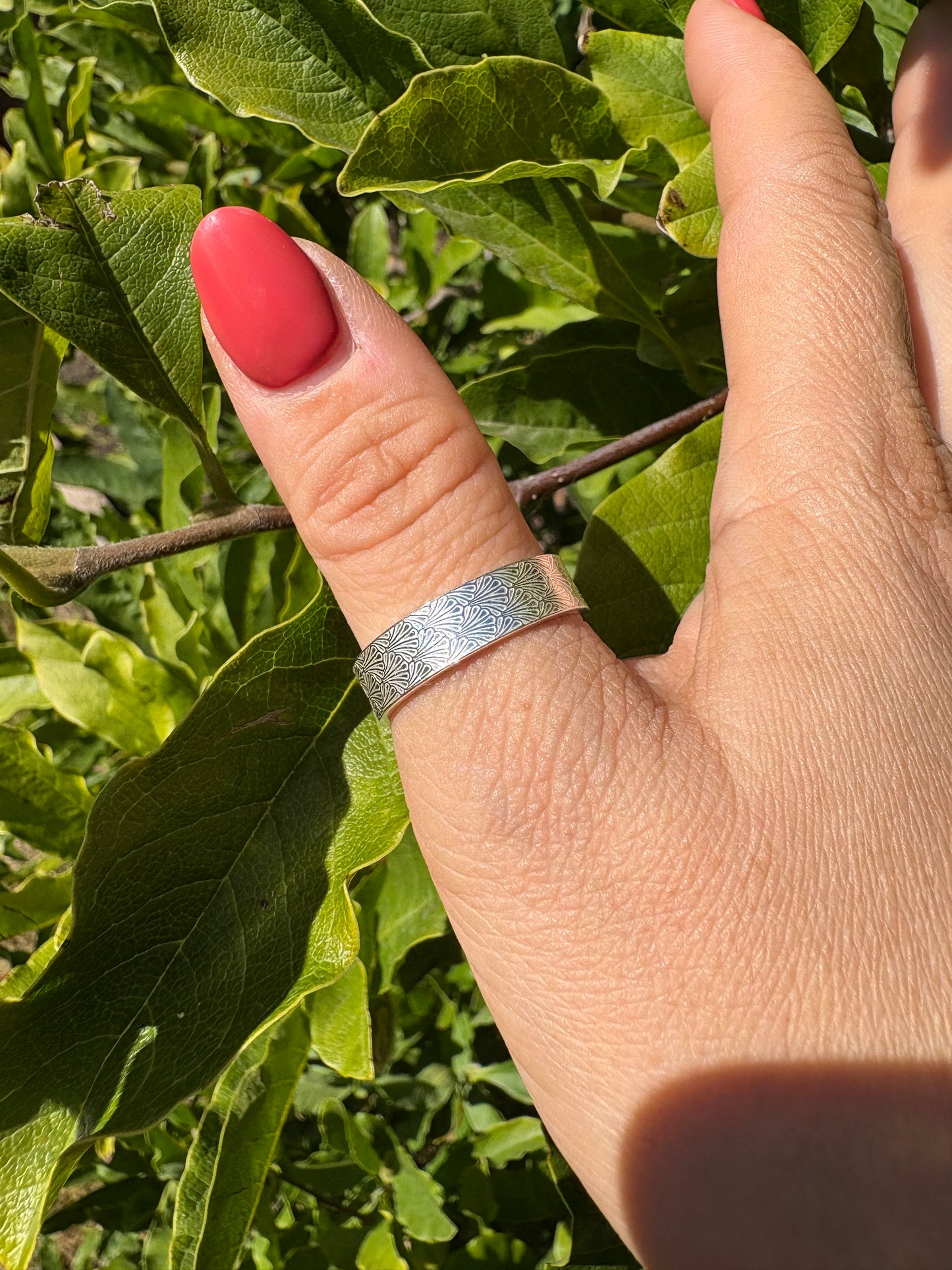 Textured Band Rings Collection