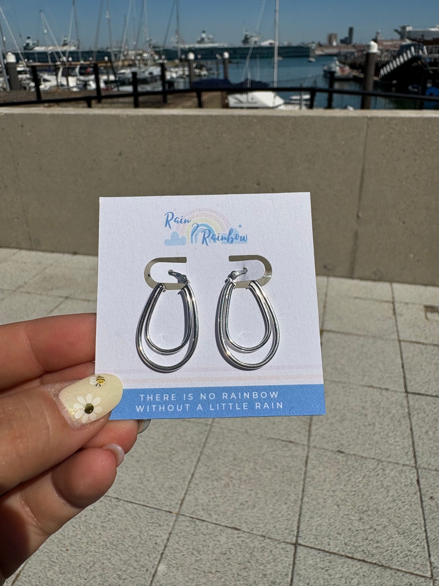 Double Oval Hoops