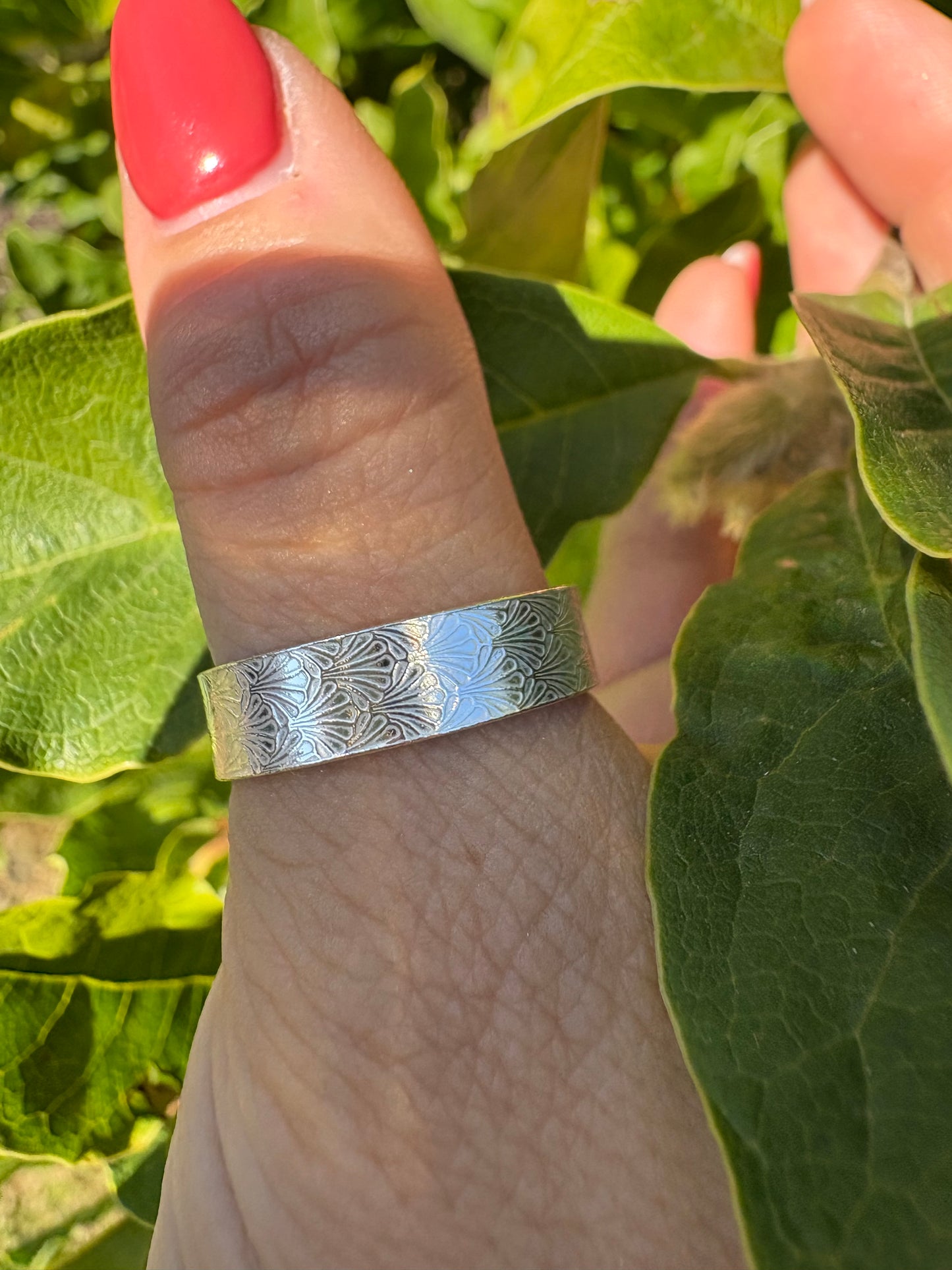 Textured Band Rings Collection