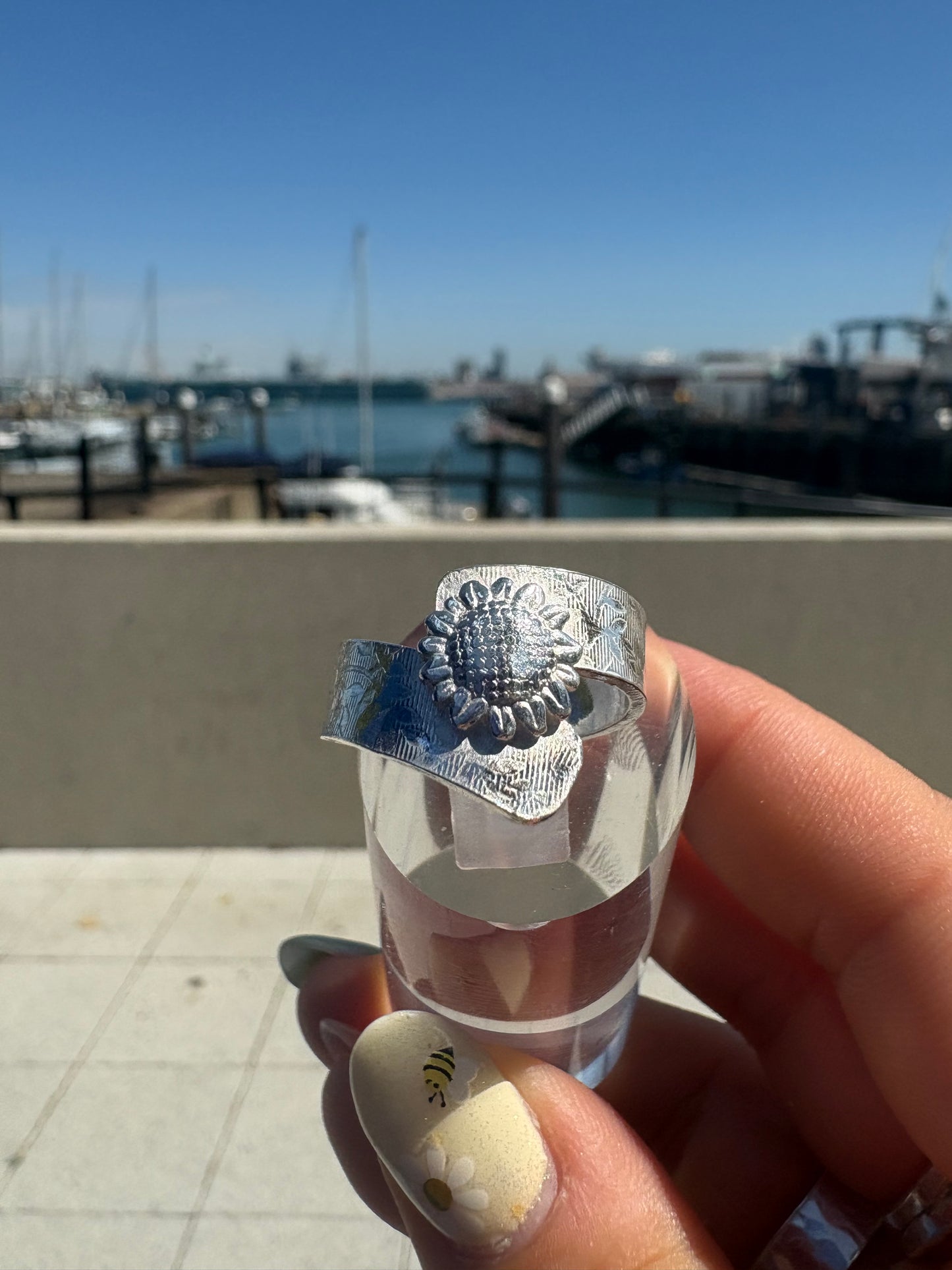 Twist Sunflower Ring