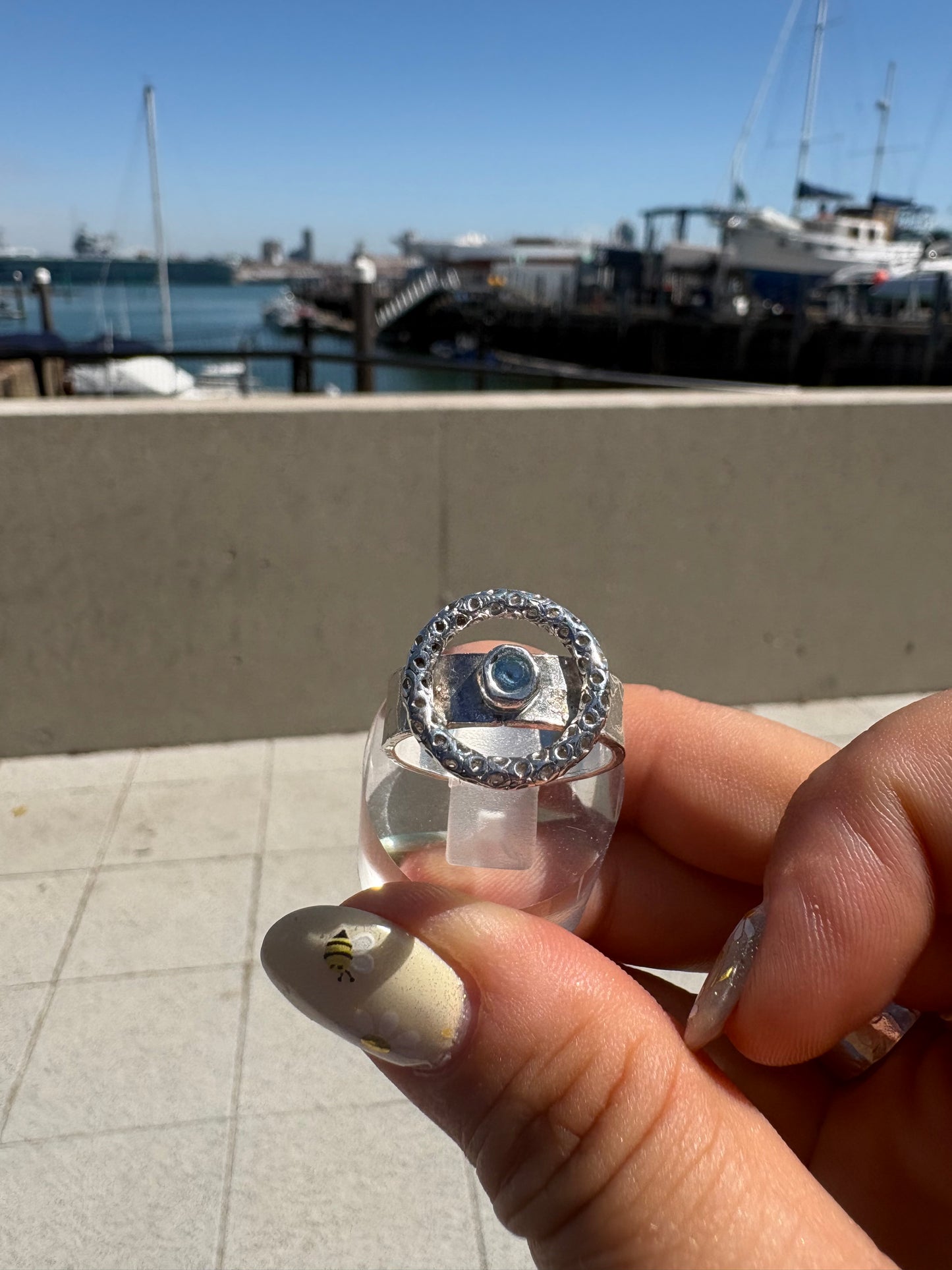 Circular Stone Ring