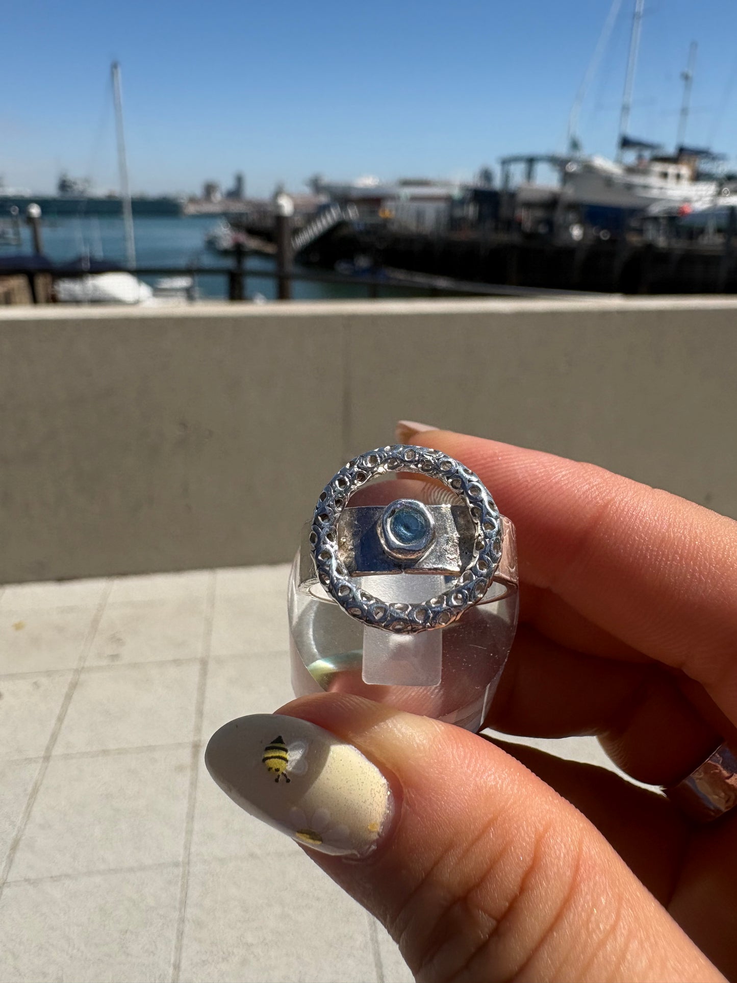 Circular Stone Ring