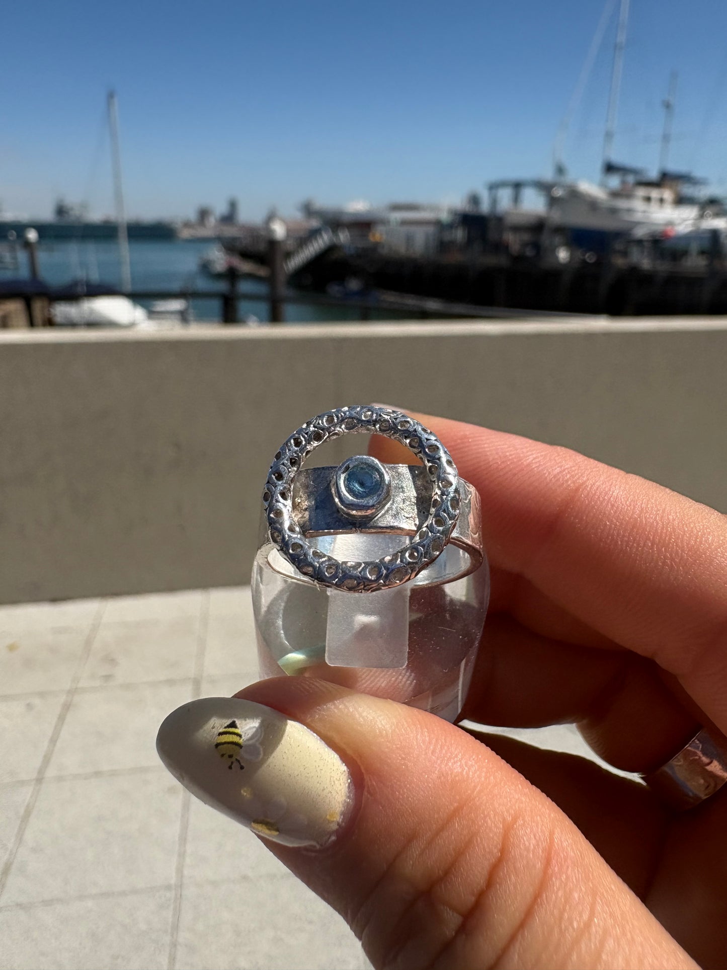 Circular Stone Ring