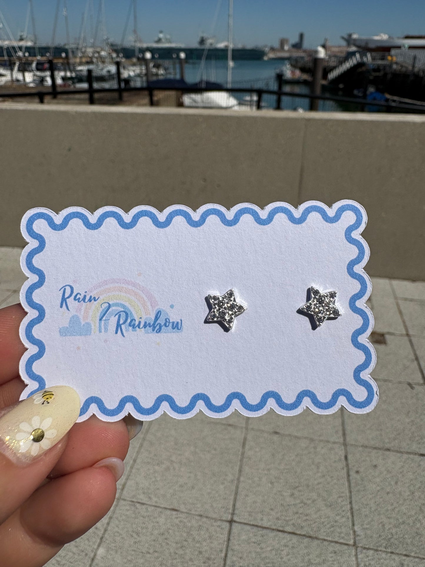 CZ Star Studs