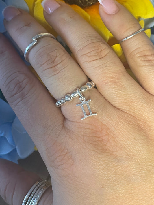 Zodiac Charm Rings