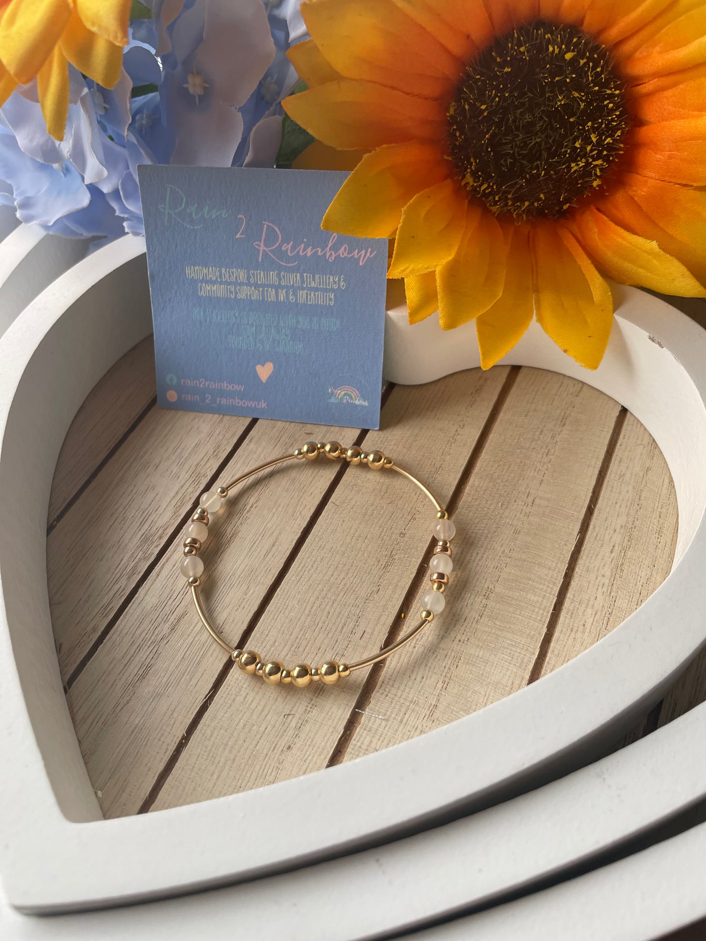 Gold Moonstone Bracelet