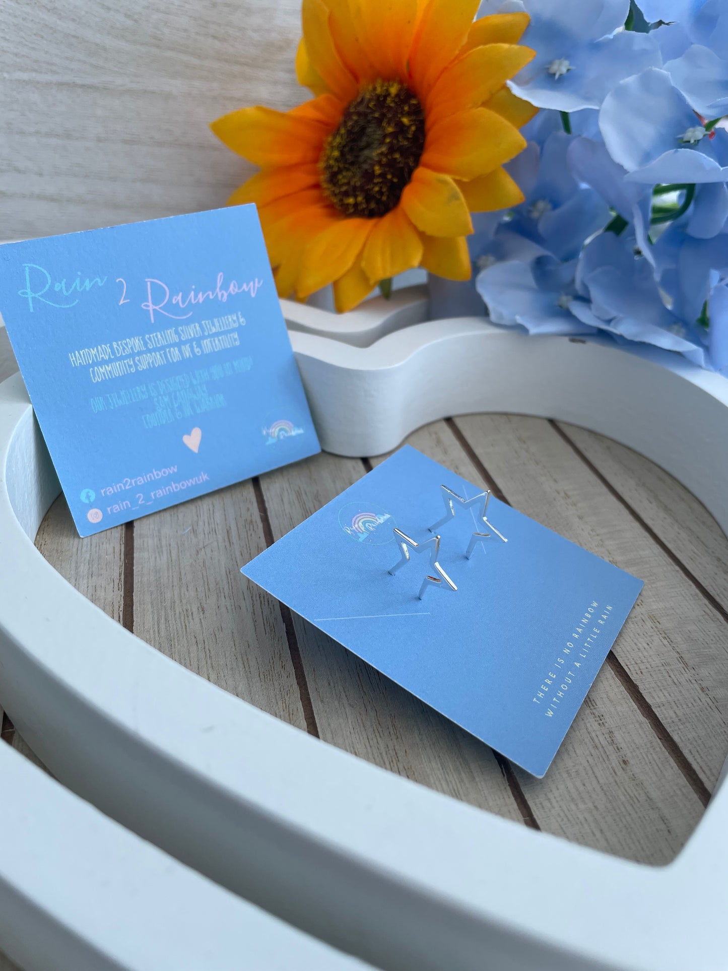 Star Huggie Hoops