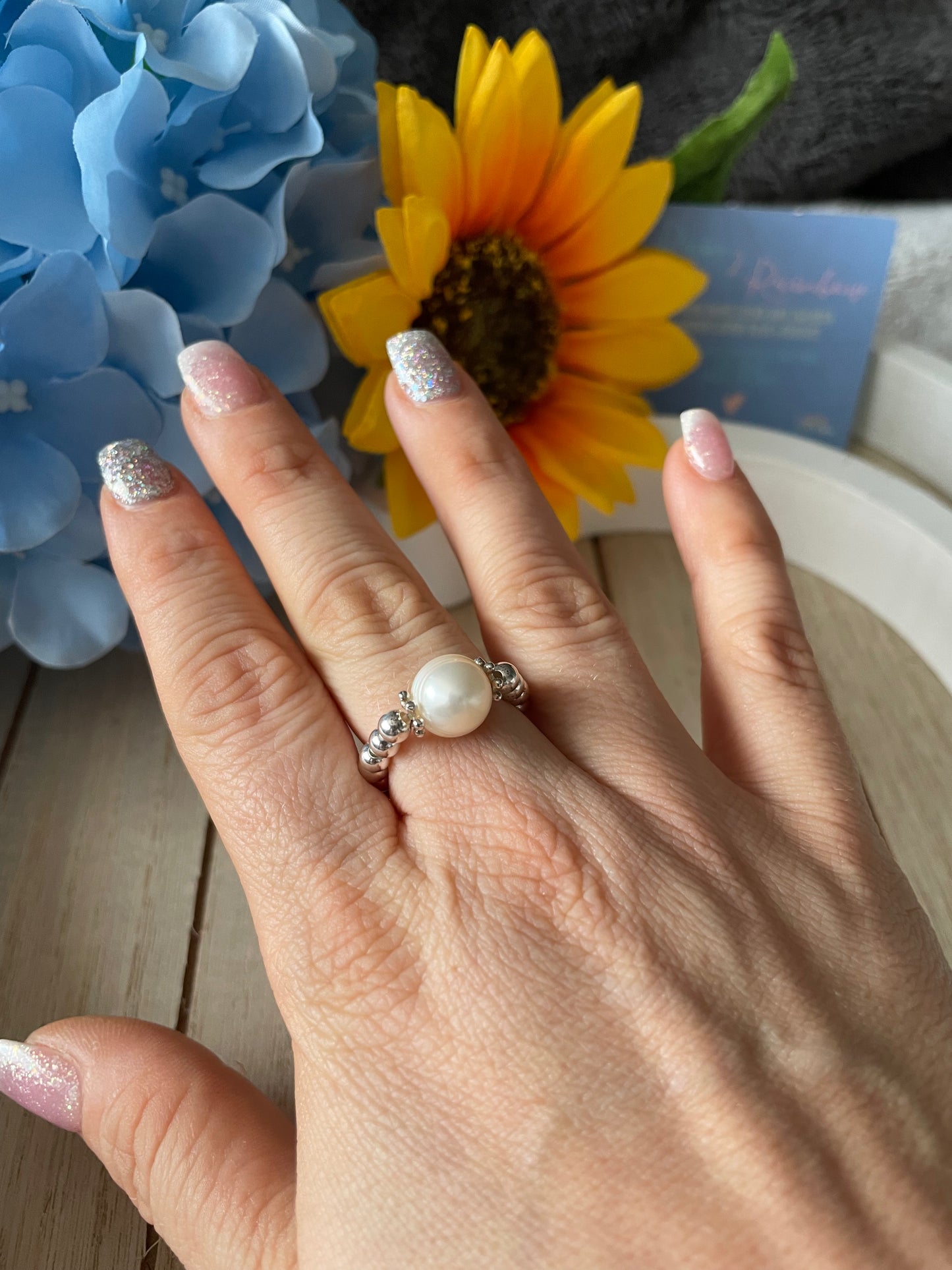 Chunky Pearl Ring