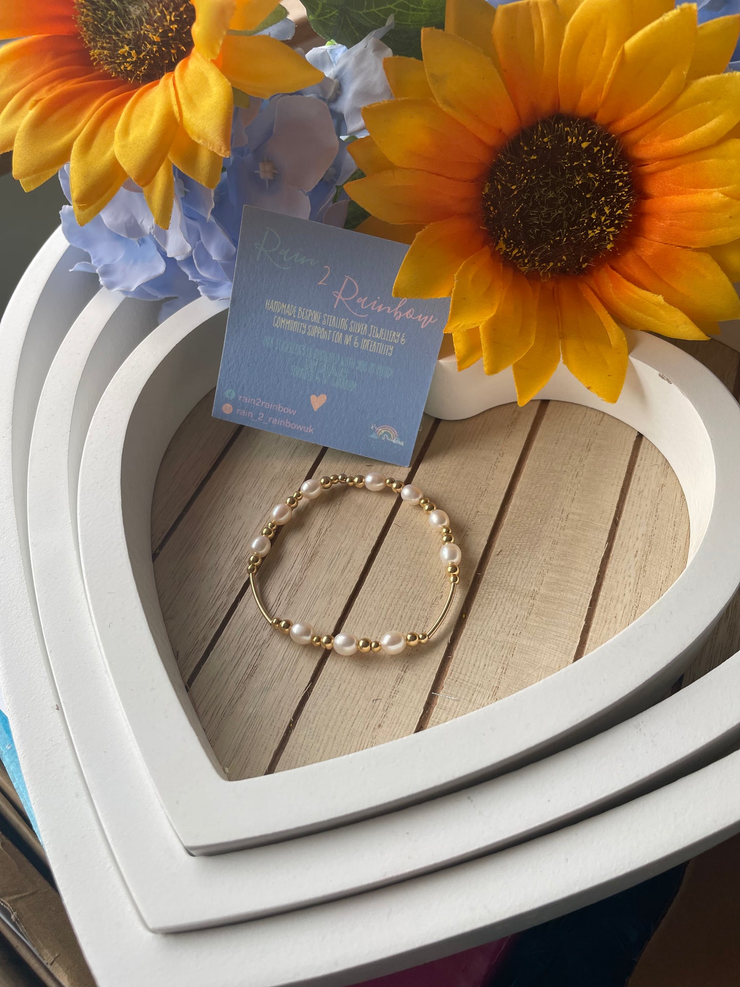 Gold Pearl Bracelet