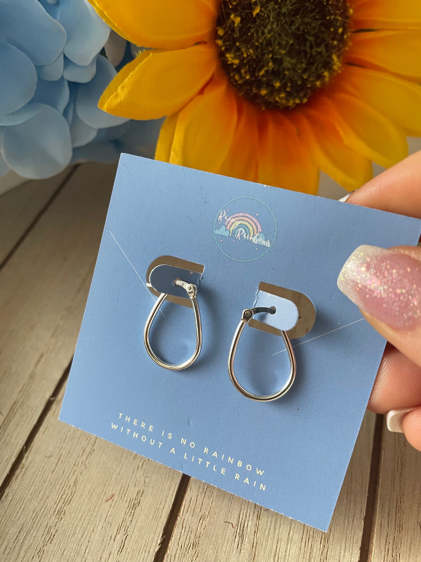 15mm Teardrop Hoops